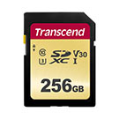 Transcend SDXCJ[h 256GB Class10 UHS-I U3 V30 TS256GSDC500S 