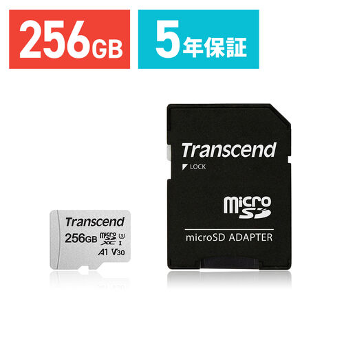 microSDXCJ[h 256GB Class10 UHS-I U3 U1 V30 A1 SDϊA_v^t Nintendo Switch ROG Ally Ή Transcend TS256GUSD300S-A