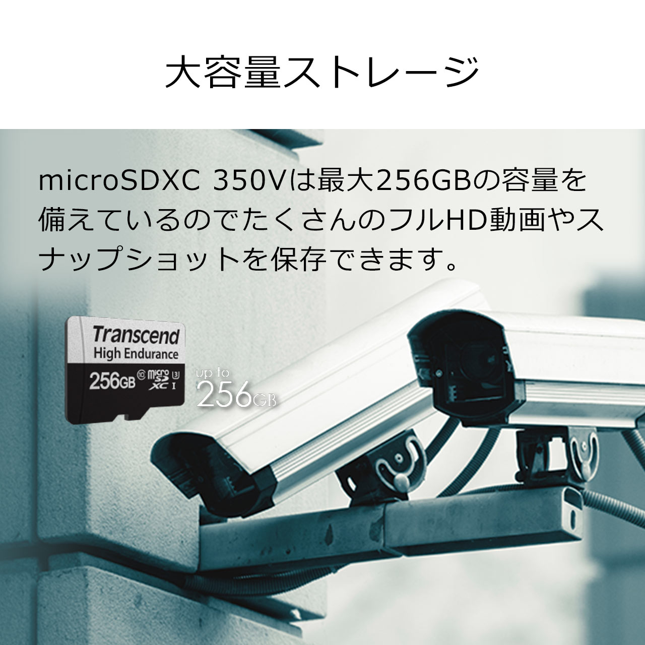 microSDXCJ[h 256GB Class10 UHS-I U3 ϋv SDJ[hϊA_v^t Nintendo Switch ROG Ally Ή Transcend TS256GUSD350V