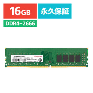 Transcend デスクトップ用メモリ 16GB DDR4-2666 PC4-21300 U