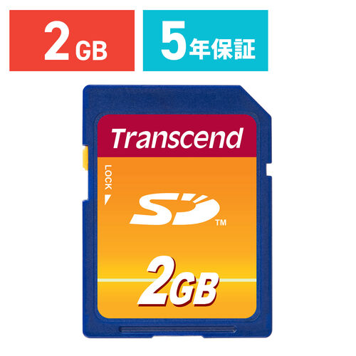 Transcend SD�J�[�h 2GB TS2GSDC SD�J�[�h�P�[�X�t��