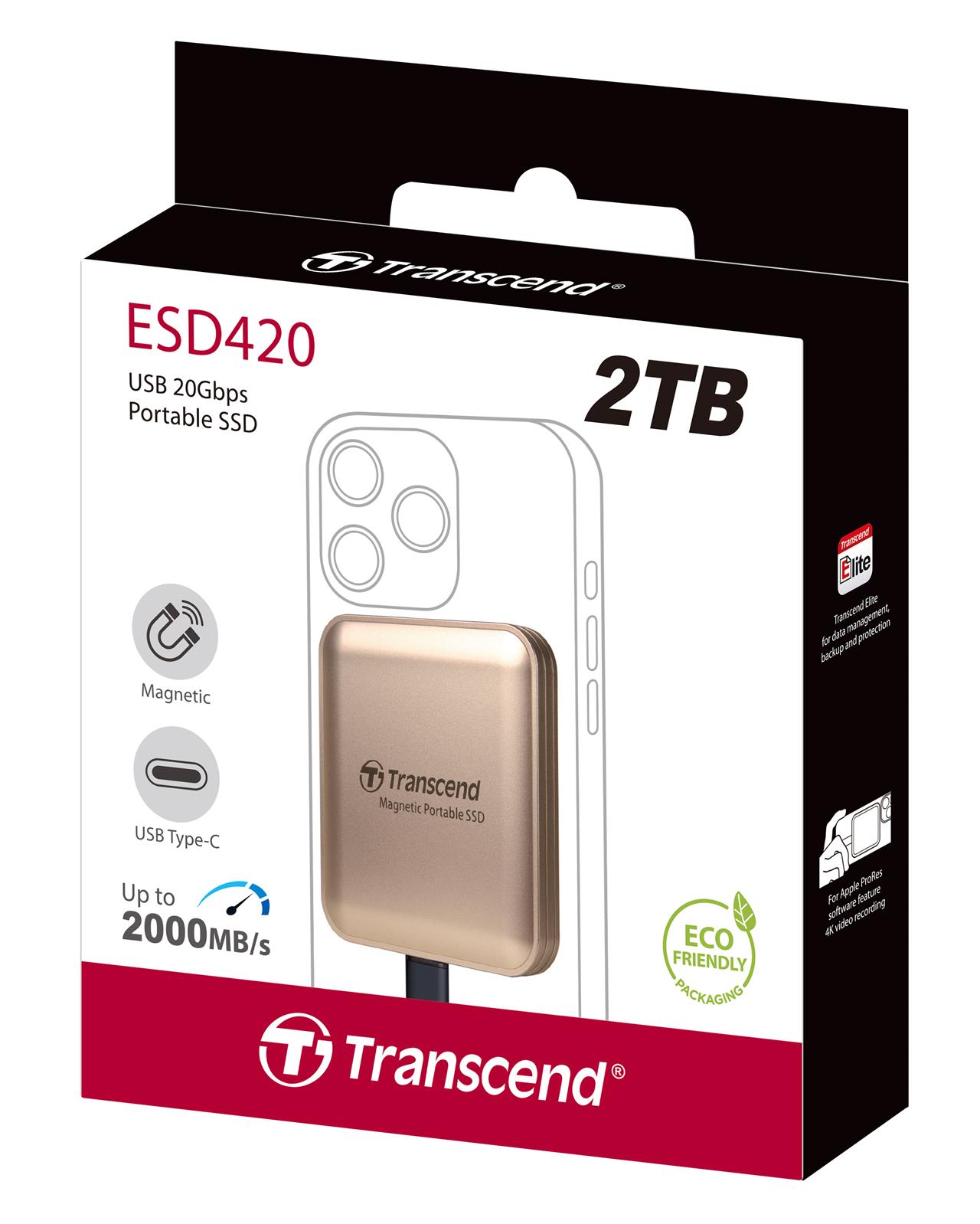 |[^uSSD 2TB ő2000MB/s iPhone MagSafeΉ 4K ProResBe USB 20Gbps OtSSD RpNg S[h
