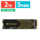 M.2 SSD 2TB Type2280 �ő�]�����x5300MB/s NVMe1.4���� PCIe4.0�~4 �Жʎ��� Transcend��