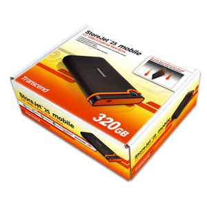 Transcend 320GB StoreJet 2.5 mobile ϏՌ|[^un[hfBXN (SATA) TS320GSJ25M