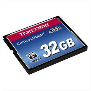 コンパクトフラッシュカード 32GB 400倍速 Transcend社製