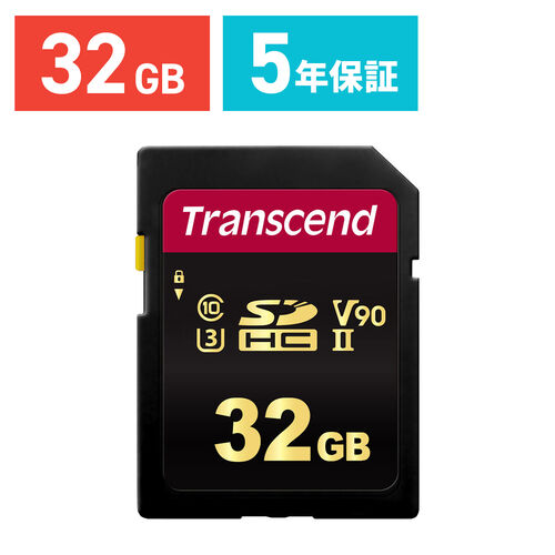 Transcend SDHCカード 32GB Class10 UHS-II V90 TS32GSDC700S TS32GSDC700S