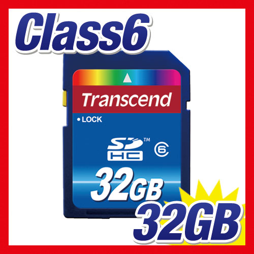 SDHCJ[h 32GB Class6 TranscendА TS32GSDHC6 TS32GSDHC6