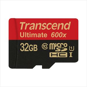 Transcend microSDHCカード 32GB Class10 UHS-I対応 SDカード変換