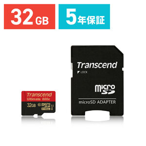 microSDHCJ[h 32GB Class10 UHS-IΉ SDJ[hϊA_v^t Ultimate Nintendo SwitchΉ Transcend