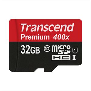 最大15%OFFクーポン Transcend microSDHCカード 32GB Class10 UHS-1対応 400x SD カードダスその他