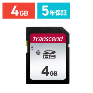 Transcend SDHCJ[h 4GB Class10 SDJ[h 5Nۏ TS4GSDC300S