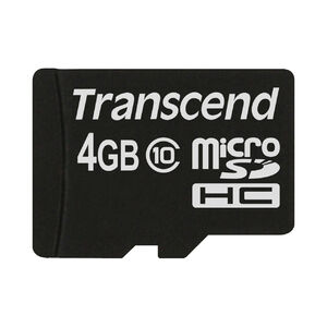 Transcend microSDHCJ[h 4GB class10 TS4GUSDC10 
