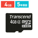 Transcend microSDHCJ[h 4GB Class4 TS4GUSDC4