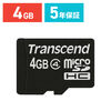 Transcend microSDHCJ[h 4GB Class4 TS4GUSDC4 TS4GUSDC4