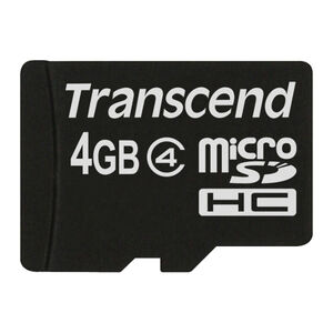 Transcend microSDHCJ[h 4GB Class4 TS4GUSDC4