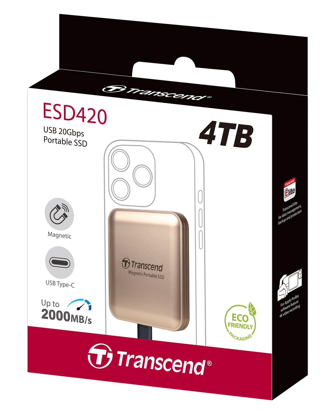 |[^uSSD 4TB ő2000MB/s iPhone MagSafeΉ 4K ProResBe USB 20Gbps OtSSD RpNg S[h