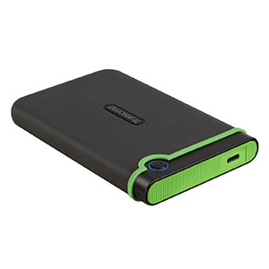 Transcend USB 3.1 Gen1 2.5インチ スリムポータブルHDD 耐衝撃