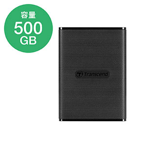 Transcend ESD270C ポータブルSSD 500GB TS500GESD270C