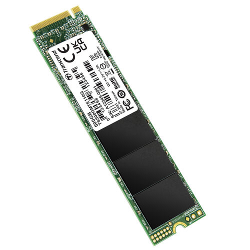 Transcend M.2 SSD 500GB NVMe 1.3準拠 PCIe Gen3 3D NAND TS500GMTE110Q TS500GMTE110Qの販売商品 | 通販ならサンワダイレクト