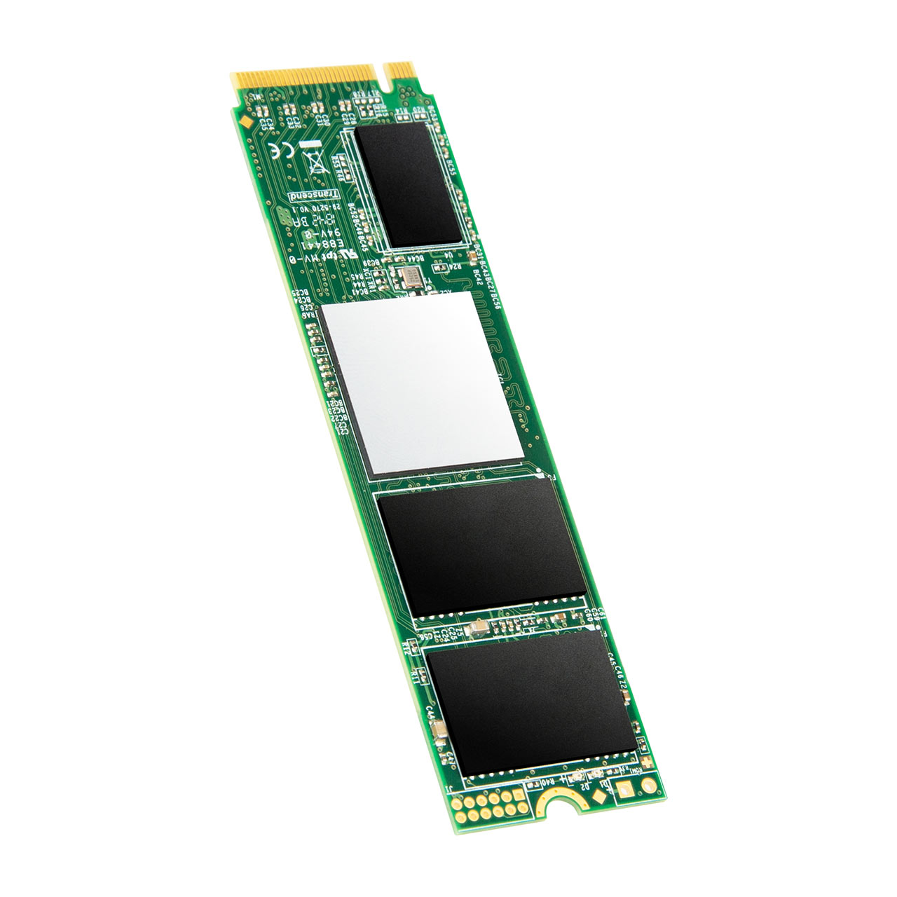 Transcend M.2 SSD 512GB NVMe 1.3 PCIe Gen3 ~4 3D NAND TS512GMTE220S TS512GMTE220S