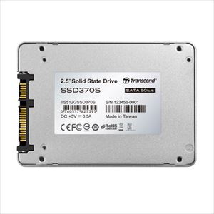 Transcend 512GB 2.5インチ SATAIII SSD TS512GSSD370S