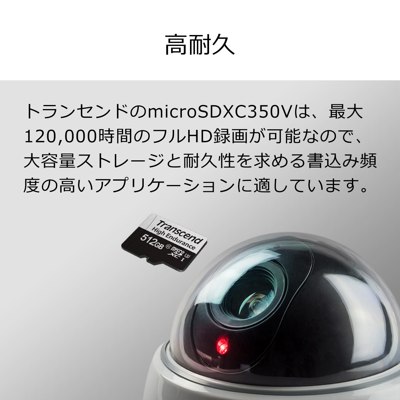 microSDXCカード 512GB Class10 UHS-I U3 高耐久 SDカード変換アダプタ付き Nintendo Switch ROG Ally 対応 Transcend製 TS512GUSD350V