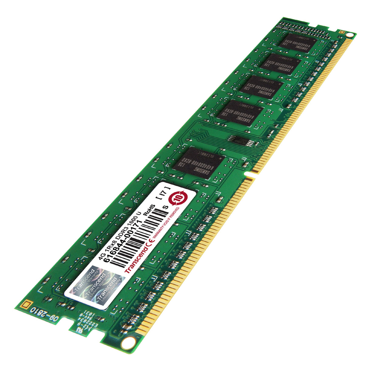 Transcend デスクトップPC用増設メモリ 4GB DDR3-1600 PC3-12800 U-DIMM TS512MLK64V6H  TS512MLK64V6H