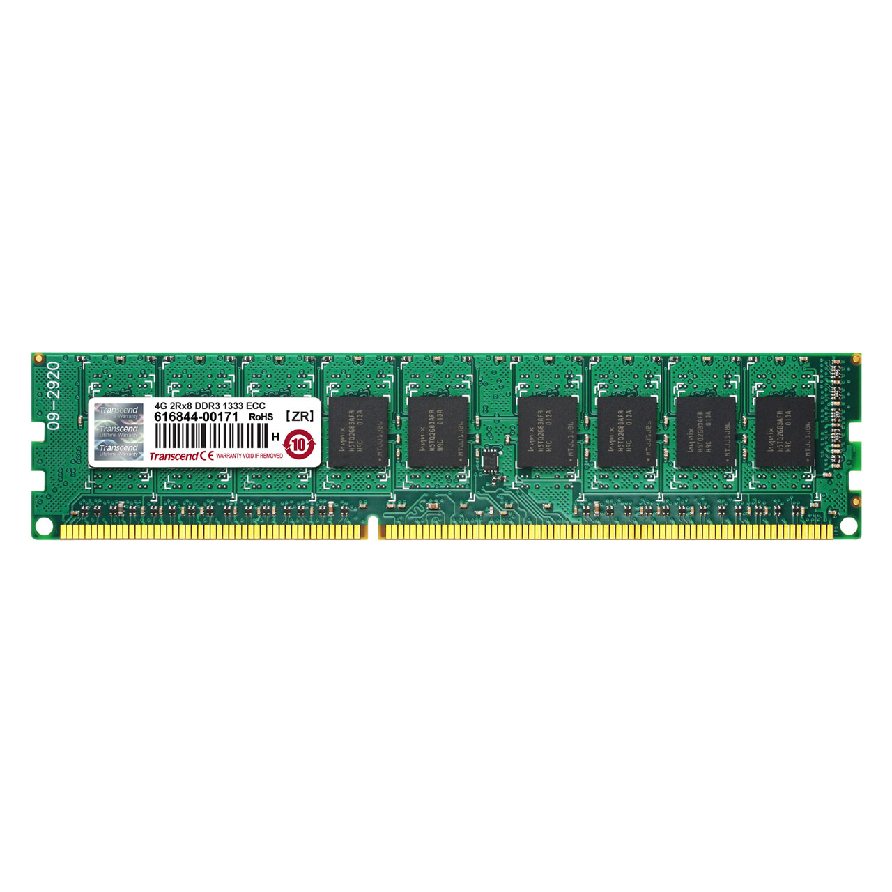 Transcend デスクトップPC用増設メモリ 4GB DDR3-1333 PC3-10600 ECC