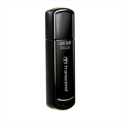 Transcend USBメモリ 64GB USB3.1(Gen1) JetFlash 700 ブラック