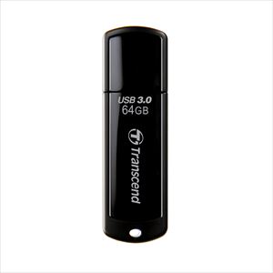 (未使用･未開封品)　Transcend USBメモリ 64GB USB 3.0 キャップ式 ホワイト TS64GJF730 60wa65s サンワダイレクト本店 サンワサプライ【オフィス・PC周辺通販】