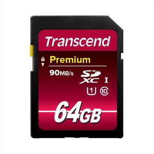 Transcend SDXCJ[h 64GB Class10 UHS-IΉ Premium TS64GSDU1