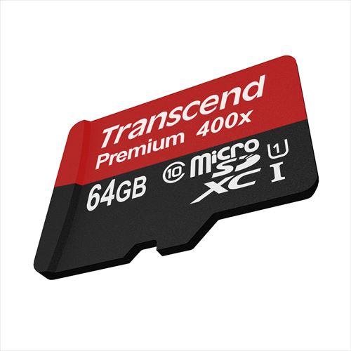 Transcend microSDXCJ[h 64GB Class10 UHS-1Ή 400x SDJ[hϊA_v^t TS64GUSDU1P TS64GUSDU1P