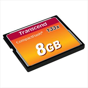 コンパクトフラッシュカード 8GB 133倍速 Transcend社製 コンパクトフラッシュカード 8GB 133倍速 Transcend社製