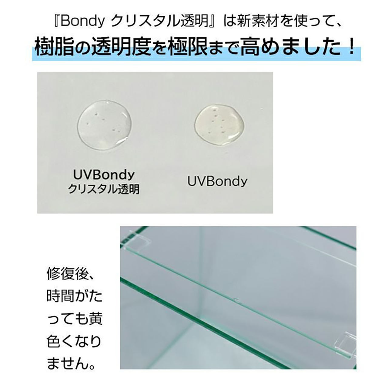 UV-Bondy ���[�u�C�{���f�B �N���X�^������ �t�̃v���X�`�b�N �ڒ��� �X�^�[�^�[�L�b�g UV���C�g