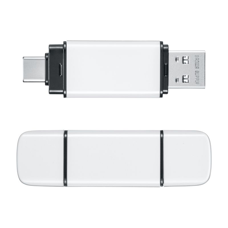 USB������ 32GB USB A Type-C ���Ή� USB 5Gbps USB3.0  �L���b�v�� �R���p�N�g �Z�L�����e�B�\�t�g�Ή� ������Ή� �z���C�g