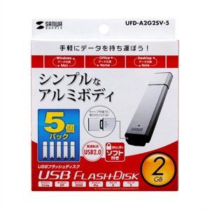 USB2.0tbV[i4GBEVo[E5Zbgj UFD-A4G2SV-5