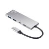 USB TypeC 4|[gnu A~2 C~2 P[ǔ^ USB3.2Gen2Ή 10GbpsΉ A~M Windows Mac iPad Chromebook Ή USB-10TC14SV