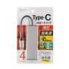 USB TypeC 4|[gnu A~2 C~2 P[ǔ^ USB3.2Gen2Ή 10GbpsΉ A~M Windows Mac iPad Chromebook Ή USB-10TC14SV