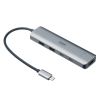 USB Type-C �n�u HDMI 8K30Hz 4K120Hz�Ή� 5in1 USB 10Gbps PD100W���� PD85W���d �ڑ������鉻 �V���o�[
