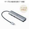 USB Type-C �n�u HDMI 8K30Hz 4K120Hz�Ή� 5in1 USB 10Gbps PD100W���� PD85W���d �ڑ������鉻 �V���o�[