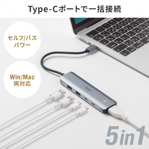 USB Type-C �n�u HDMI 8K30Hz 4K120Hz�Ή� 5in1 USB 10Gbps PD100W���� PD85W���d �ڑ������鉻 �V���o�[
