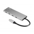 USB TypeC 4�|�[�g�n�u USB Type-C�~4 PD100W�Ή� 10Gbps�Ή� �����`�� �A���~���M �P�[�u����̌^ ���^ Windows Mac iPad Chromebook
