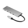 USB TypeC 4�|�[�g�n�u USB Type-C�~4 PD100W�Ή� 10Gbps�Ή� �����`�� �A���~���M �P�[�u����̌^ ���^ Windows Mac iPad Chromebook