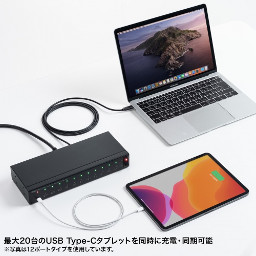 Type-C 20|[gnu USB2.0 Ztp[ GR[h  fCW[`F[ [d 1.8m X}z ^ubg ubN USB-2THCS20N