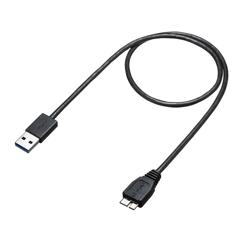 USB nu USB A 4|[g USB3.2 Gen1 oXp[ Windows Mac }Olbgt 50cm ubN USB-3H417BKN