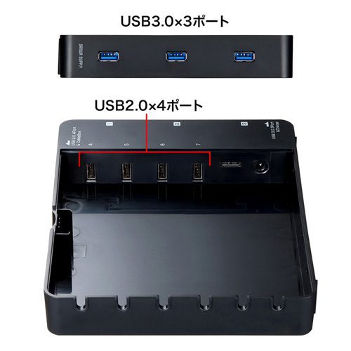 P[u[BOXt7|[gUSB3.0nu USB-3H705BK
