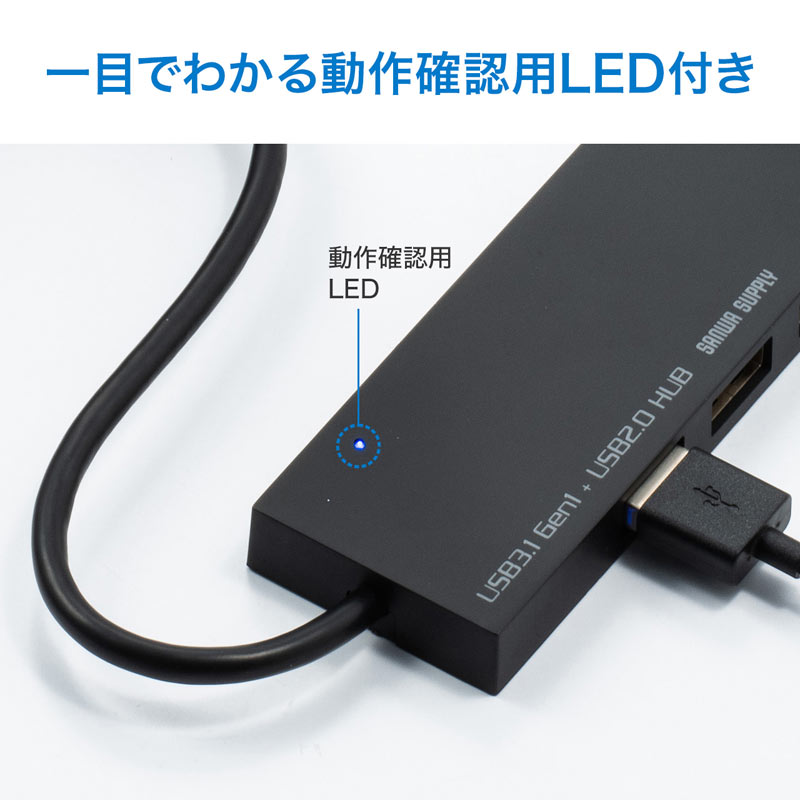 USB3.1+USB2.0R{nuiJ[h[_[tE3|[gEzCgj USB-3HC316W