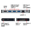 USB Type-C ドッキングハブ（HDMI・LANポート・カードリーダー搭載）
