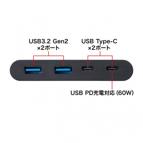 Type-Cnu(USB3.1 Gen2ΉE4|[gEPDΉ) USB-3TCH17BK