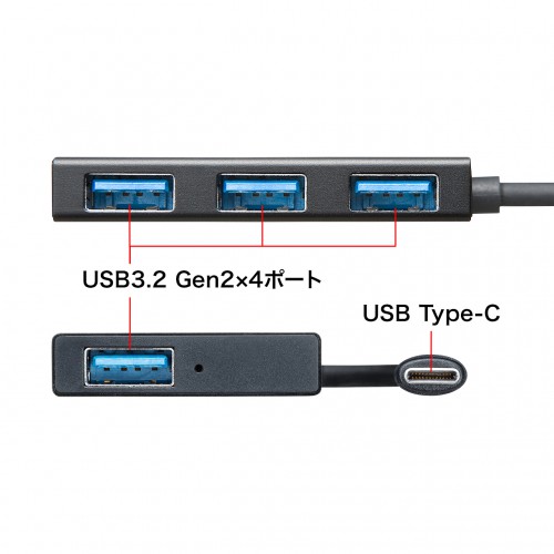 Type-Cnu(4|[gEUSB3.1 Gen2ΉE^EEubN) USB-3TCH18BK